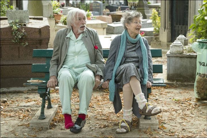 Pierre Richard  et Emmanuelle Riva dans "Paris pieds nus" de Fiona Gordon et Dominique Abel
 (Potemkine Films)