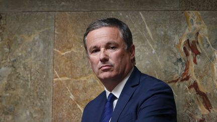 Nicolas Dupont-Aignan à l'Assemblée nationale, le 15 juillet 2014. (CHARLES PLATIAU / X00217)