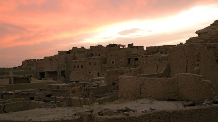 Les autorités égyptiennes se sont lancés dans la restauration de quelques unes des constructions de Shali dans l'oasis de Siwa, en respectant les règles de construction du désert. (MATTES RENE / HEMIS.FR / AFP)