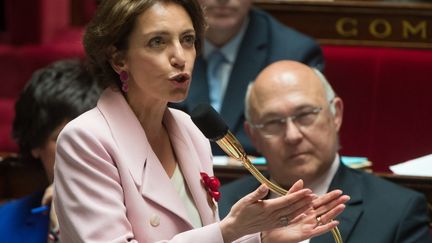 La ministre de la Sant&eacute;, Marisol Touraine, &agrave; l'Assembl&eacute;e nationale, &agrave; Paris, le 4 juin 2013. (BERTRAND LANGLOIS / AFP)