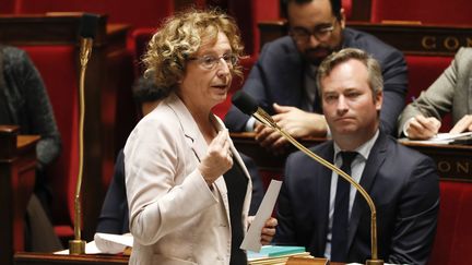 La ministre du Travail Muriel Pénicaud, mercredi 7 novembre 2017 à l'Assemblée nationale. (FRANCOIS GUILLOT / AFP)