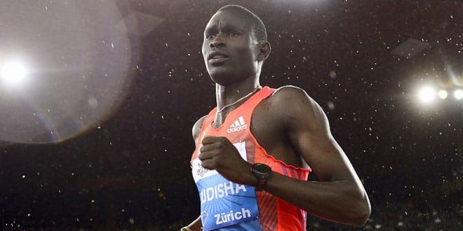 L'athlète kenyan David Rudisha