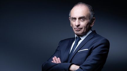 Le polémiste Eric Zemmour, à Paris, le 22 avril 2021. (JOEL SAGET / AFP)