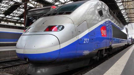 Un TGV à la gare de Lyon, à Paris, 15 octobre 2018.&nbsp; (MANUEL COHEN / AFP)