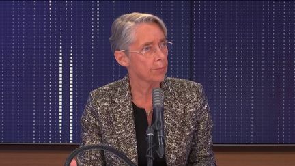 La ministre du Travail était l'invitée du "8h30 franceinfo", mardi 5 janvier 2021. (FRANCEINFO / RADIOFRANCE)