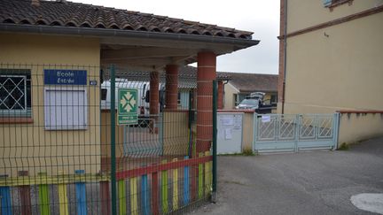 L'entrée de l'école Jules-Ferry à Bessens (Tarn-et-Garonne), le 18 avril 2019. (PASCAL PAVANI / AFP)