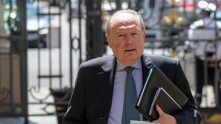 Hervé Marseille, président du groupe Union Centriste au Sénat (27 mai 2020). (LUDOVIC MARIN / AFP)