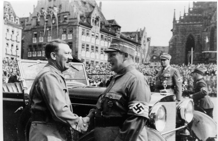 Hermann Göring, l'un des plus hauts dirigeants du Troisième Reich, bras droit d'Hitler, est l'un des pilleurs d'œuvres aujourd'hui restituées aux descendants des propriétaires.  (BLAINE TAYLOR / MEDIADRUMWORLD.COM / MAXPPP)