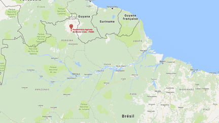 La tuerie a été commise&nbsp;au centre pénitentiaire&nbsp;de Monte Cristo, près de Boa Vista, dans l'Etat du Roraima (Brésil), le 6 janvier 2017. (GOOGLE MAPS)