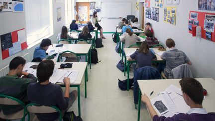 Une classe dans un collège (illustration).&nbsp; (BERTRAND BECHARD / MAXPPP)