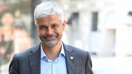 Le président de la région Auvergne-Rhône-Alpes, Laurent Wauquiez, le 20 juillet 2021 à Paris.&nbsp; (ALAIN JOCARD / AFP)