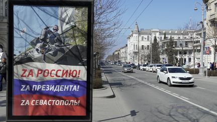 À Sébastopol, en Crimée, le 19 mars 2023. Photo d'illustration. (VLADIMIR ALEKSANDROV / ANADOLU AGENCY / VIA AFP)