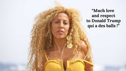 Afida Turner sur une plage Cannoise en 2013. (NO CREDIT)