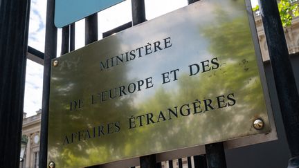 Le siège du&nbsp;ministère des Affaires étrangères, situé quai d'Orsay, à Paris, le 2 juin 2022. (RICCARDO MILANI / HANS LUCAS / AFP)