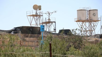 Israeli army and Israeli intelligence facilities on April 20, 2017. (MUHAMMED ALI AKMAN / ANADOLU AGENCY / AFP)