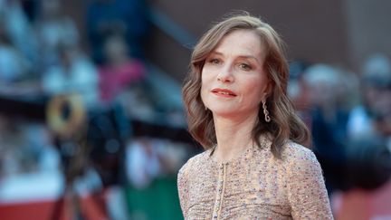 Isabelle Huppert en octobre 2018 lors de la "Festa del cinema" de Rome.
 (Tiziana FABI / AFPMauro Fagiani / NurPhoto)