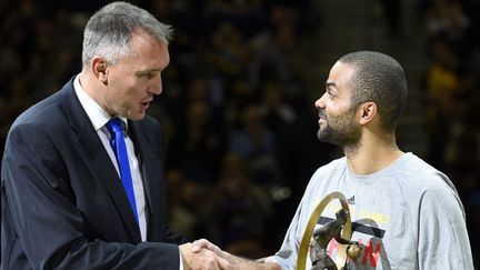 Tony Parker avait été élu meilleur joueur européen 2013. (TOBIAS SCHWARZ / AFP)