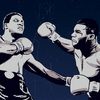 Illustration du combat entre Trévor Berbik et Mike Tyson à Las Vegas (Etats-unis), le samedi 22 novembre 1986. Mike Tyson gagne par K.O et devient le plus jeune champion du monde des poids lourds de l’histoire, à 20 ans. (EDITIONS AMPHORA / ILLUSTRATION DESSINE-MOI UN GANGSTER)