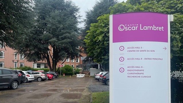 Le centre de lutte contre le cancer Oscar Lambret, à Lille, en septembre 2024. (ANNE-LAURE DAGNET / FRANCEINFO)