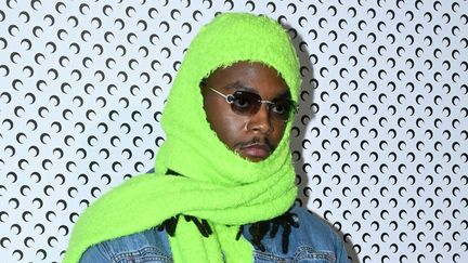 Rapper Koba LaD attends Fashion Week in Paris on March 4, 2024. (MIGUEL MEDINA / AFP)