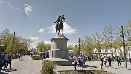 La place Napoléon, à La Roche-sur-Yon (Vendée). (CAPTURE D’ÉCRAN GOOGLE MAPS)