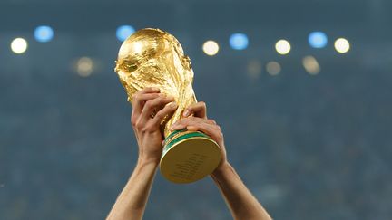 Le trophée de la Coupe du monde de football. (  BEN QUEENBOROUGH / BACKPAGE IMAGES LTD)