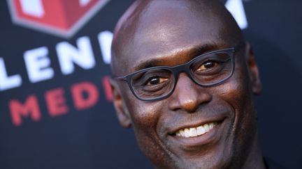 Lance Reddick à Westwood (Etats-Unis), le 20 août 2019. (VALERIE MACON / AFP)