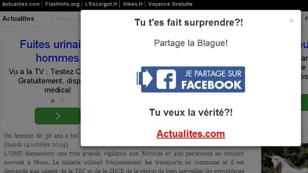 &nbsp; ("Tu veux la vérité ?! Actualites.com" © Capture d'écran Actualités.co)