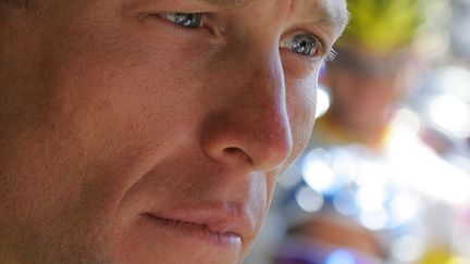 Lance Armstrong en juillet 2005, avant une &eacute;tape du Tour de France. (JAVIER SORIANO / AFP)