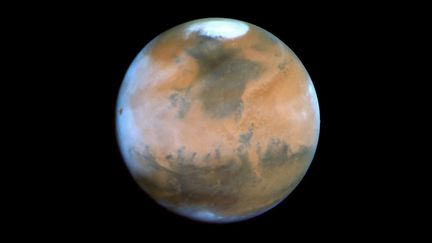 La planète Mars photographiée par le téléscope Hubble en 2005. (MAXPPP)