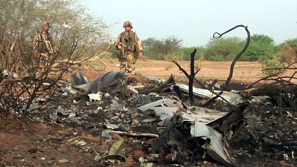 Le site malien o&ugrave; un avion d'Air Alg&eacute;rie s'est &eacute;cras&eacute;, jeudi 24 juillet. (ECPAD / AFP)