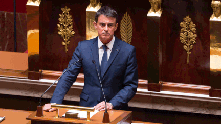 &nbsp; (Manuel Valls s'exprimait devant les députés à l'Assemblée nationale © MaxPPP)