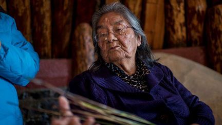 Cristina a été déclarée en 2009 «trésor humain vivant» par l'Unesco. (MARTIN BERNETTI / AFP)