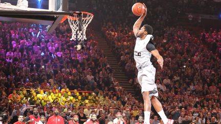 Qui pour succéder à Travis Leslie, vainqueur du concours de dunks l'an passé?  (MUSCIO SYLVAIN / MAXPPP)