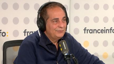 L'animateur Laurent Fontaine, le 9 octobre 2023 (FRANCEINFO / RADIO FRANCE)