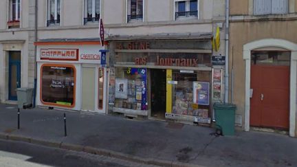 Le bureau de tabac de l'avenue du G&eacute;n&eacute;ral-Leclerc &agrave; Nancy, en photo sur Google Street View.&nbsp; (GOOGLE MAPS / FRANCETV INFO)