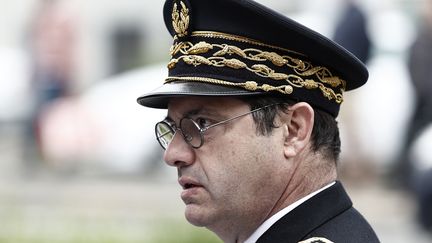 Le préfet des Hauts-de-France, Georges-Francois Leclerc, devant un commissariat de police à Roubaix, le 22 mai 2023. (SAMEER AL-DOUMY / AFP)