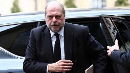 Le ministre de la Justice, Eric Dupond-Moretti, le 21 mars 2023 à Paris. (ANNE-CHRISTINE POUJOULAT / AFP)