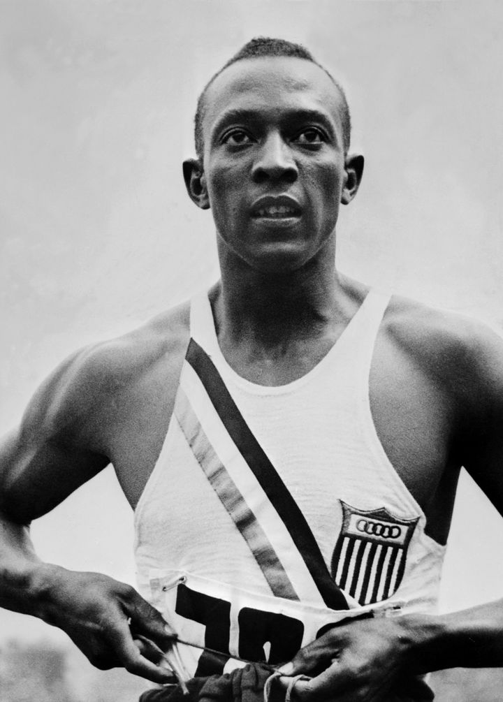 Jesse Owens remporta 4 médailles d'Or pendant les JO de Berlin de 1936
 (CORR / HO / AFP)