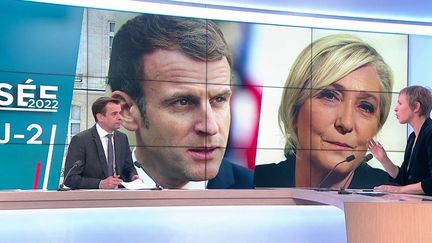 Présidentielle 2022 : selon les derniers sondages, les écarts se sont resserrés entre les deux favoris (FRANCE 3)