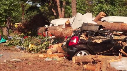 Orages en Corse : les campings, chantiers à ciel ouvert