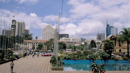 La place centrale de Nairobi, la capitale du Kenya. C'est en se rendant au commissariat&nbsp;dans le cadre de sa liberté conditionnelle que Selahaddin Gülen a été probablement enlevé par les services secrets turcs. (JENNY PATE / ROBERT HARDING HERITAGE)