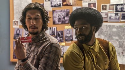 Adam Driver et John David Washington dans "BlacKKKlansman" (DAVID LEE)