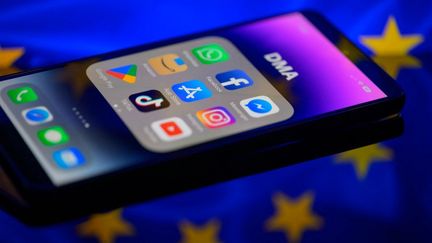 Tech giants are subject to new rules under the European Digital Services Regulation.  (JONATHAN RAA / NURPHOTO / AFP)