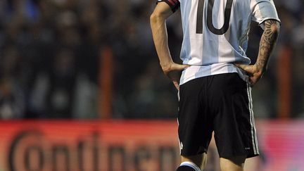 Lionel Messi a la pression de la qualification ce soir. (ALEJANDRO PAGNI / AFP)