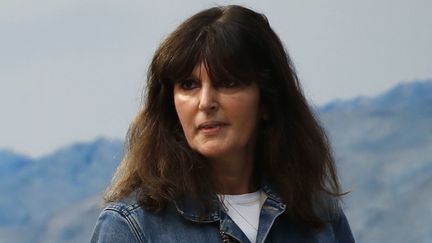 Virginie Viard au final du défilé Chanel, octobre 2018
 (Christophe Ena/AP/SIPA)