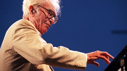 Dave Brubeck au festival jazz d&#039;Antibes-Juan-Les-Pins en 1999.
 (Vanina Lucchesi / AFP)