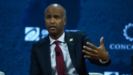 Le ministre de l'Immigration canadien Ahmed Hussen, le 18 septembre 2017 à New York (Etats-Unis).&nbsp; (RICCARDO SAVI / GETTY IMAGES NORTH AMERICA / AFP)