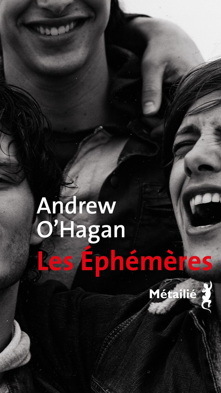 Couverture du livre "Les Ephémères" d'Andrew O'Hagan. (Editions Métailié)