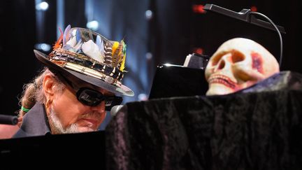 Dr John en concert au festival Jazz à Marciac le 11 août 2015. (MICHEL VIALA / MAXPPP)